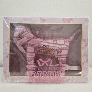 VS PINK x LFS collab collectible dog in Fairisle
